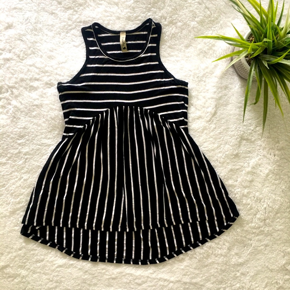 Pomelo striped flowy tank
